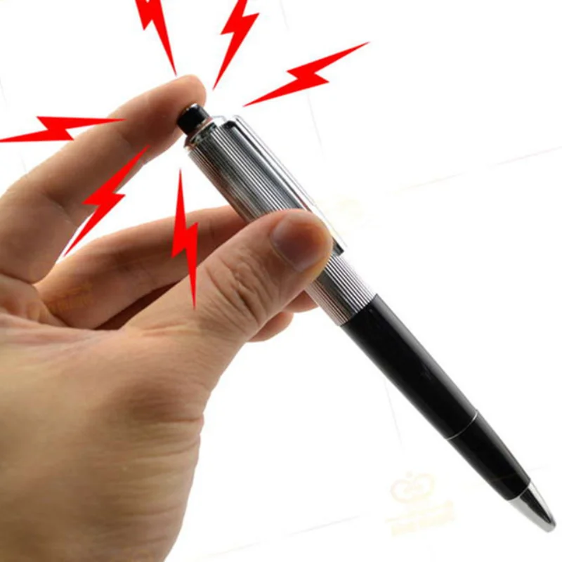 Shock Pen Prank Toy - 1 Buah Pena Kejutan Listrik Kreatif