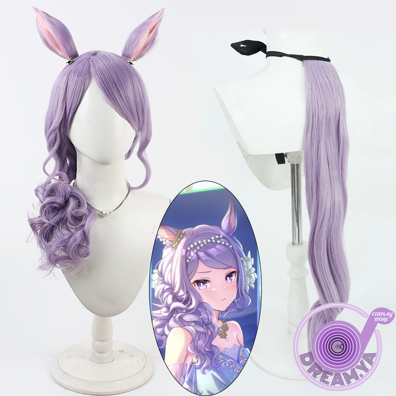 Anime Cosplay Wig Heat Resistant - Wig Cosplay Mejiro Umamusume Pretty Derby