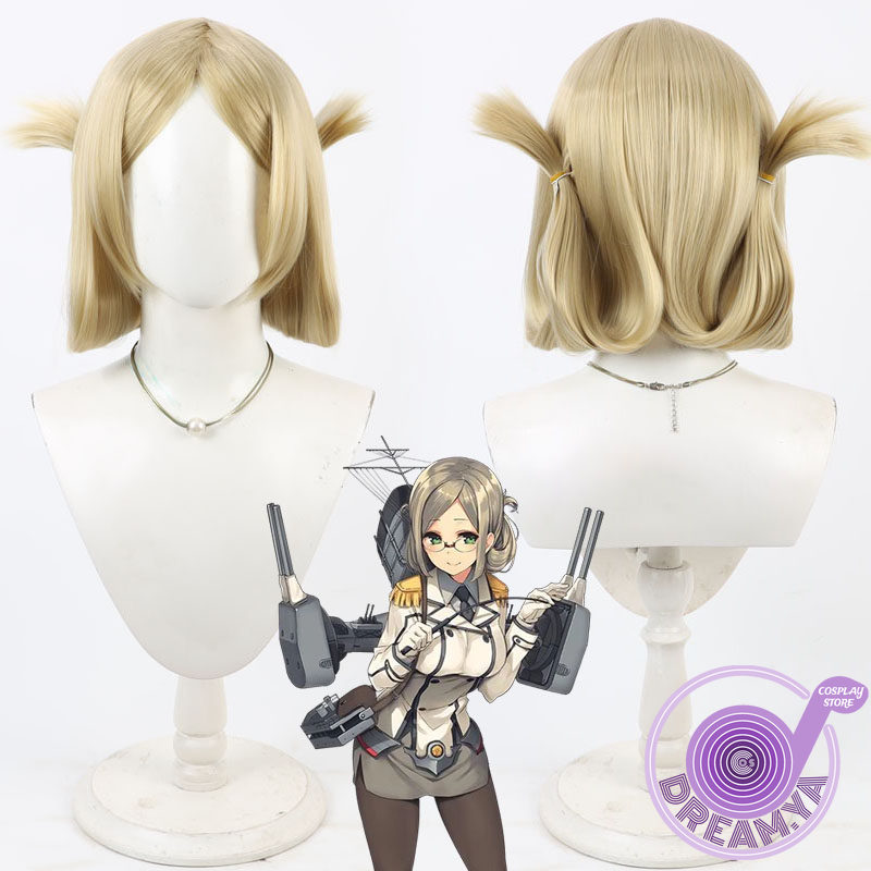 Anime Cosplay Wig Heat Resistant - Wig Cosplay Katori Koleksi Kantai Rambut
