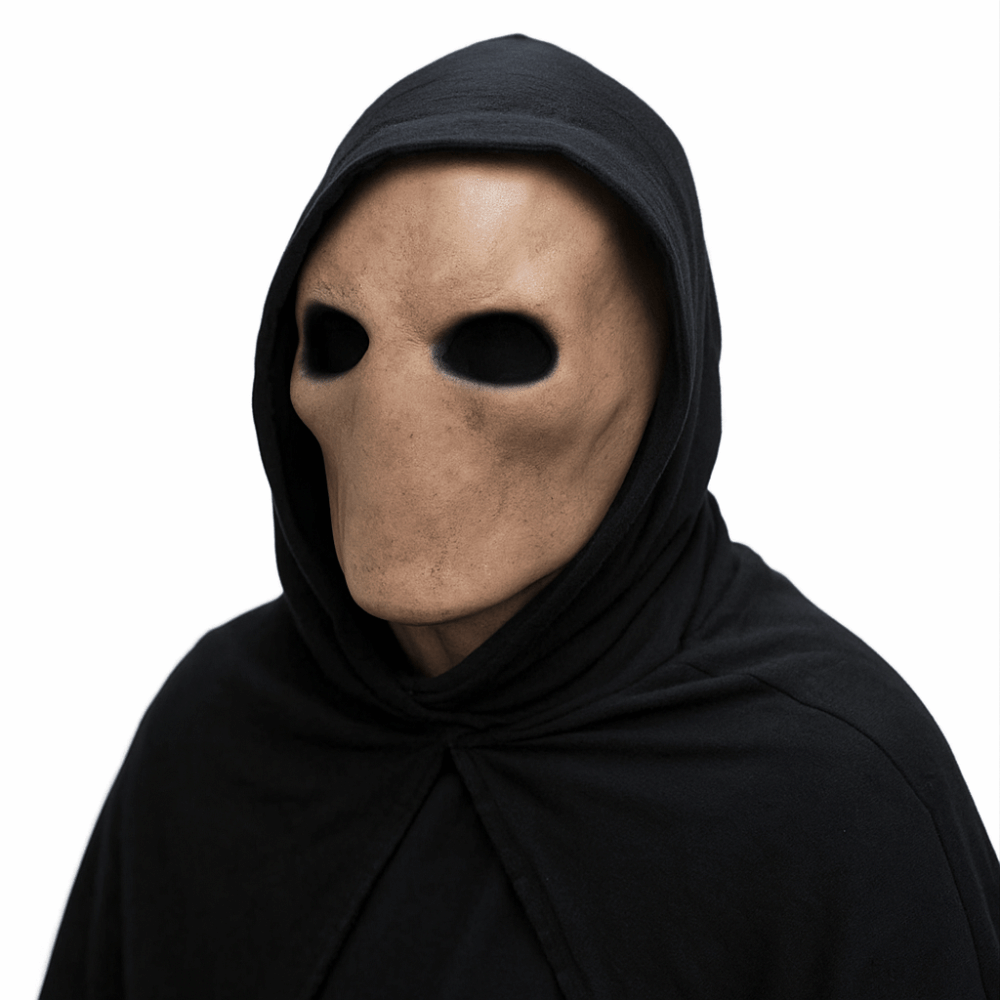 Latex Alien Mask Realistic - Topeng Slenderman Halloween Tanpa Wajah, Helm