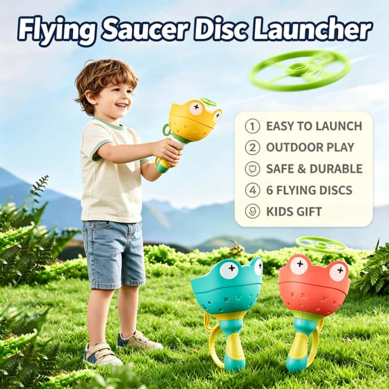 Novelty Gifts - Peluncur Piringan Terbang Mainan Terbang Anak-anak