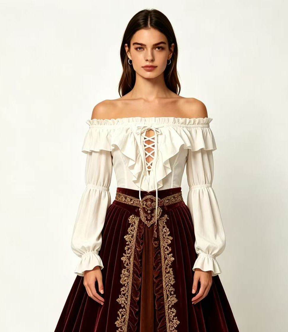 Blus Bajak Laut Wanita Kostum  - Costumes ulasan dan harga