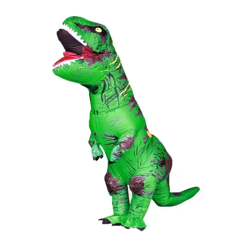 Tyrannosaurus rex kostum tiup  - Inflatable Dinosaur Costume Adult ulasan dan harga