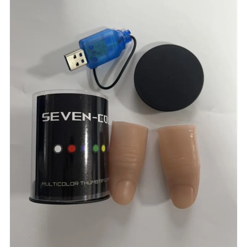 Lampu LED tujuh warna Super ri - Thumb Tip Magic Trick Set ulasan dan harga