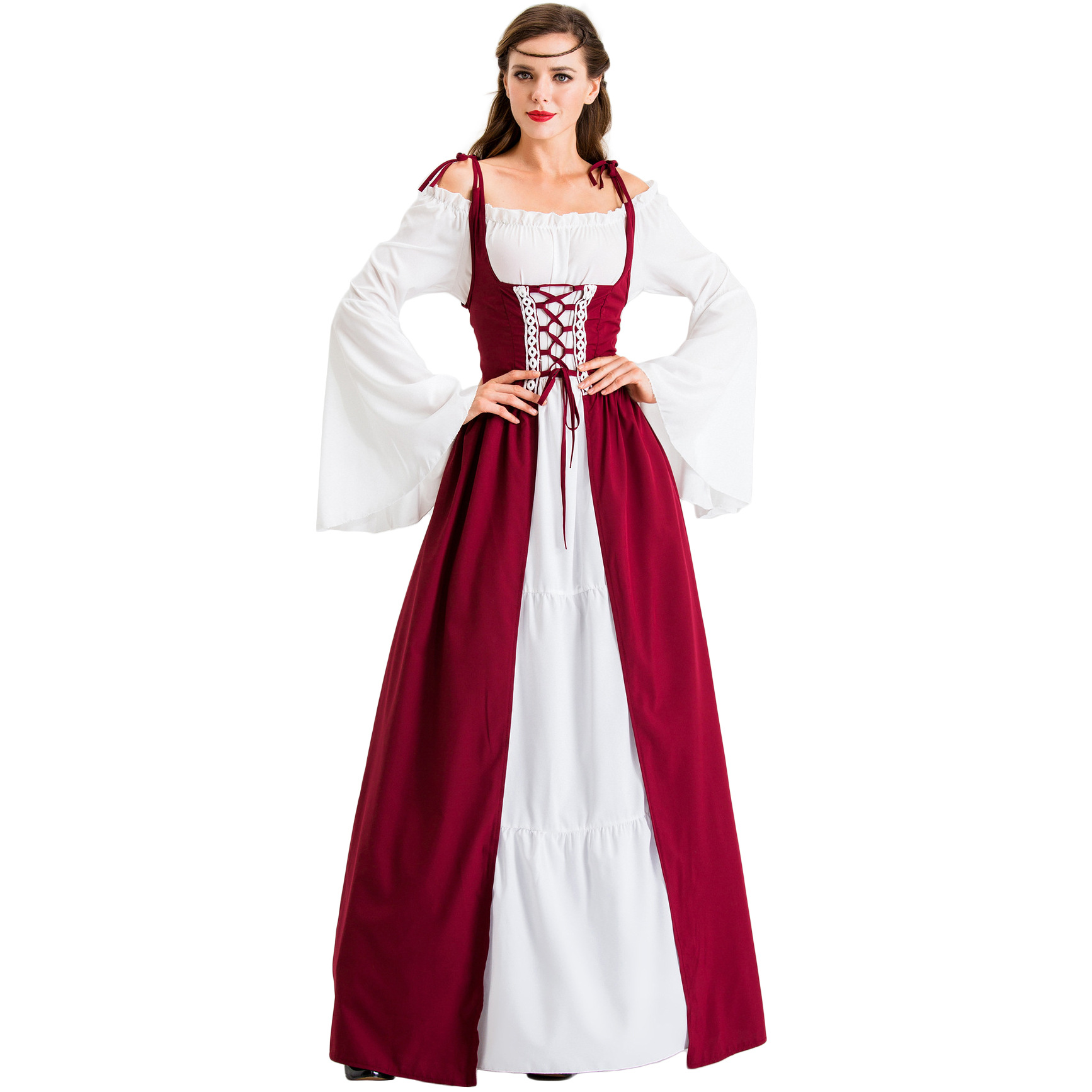 Gaun Putri Abad Pertengahan Ko - Medieval Renaissance Dress Women ulasan dan harga