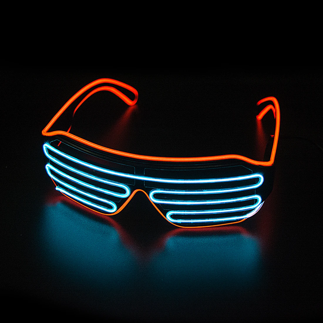 Kacamata Bercahaya LED Gafas K - Glow In The Dark Party Glasses ulasan dan harga