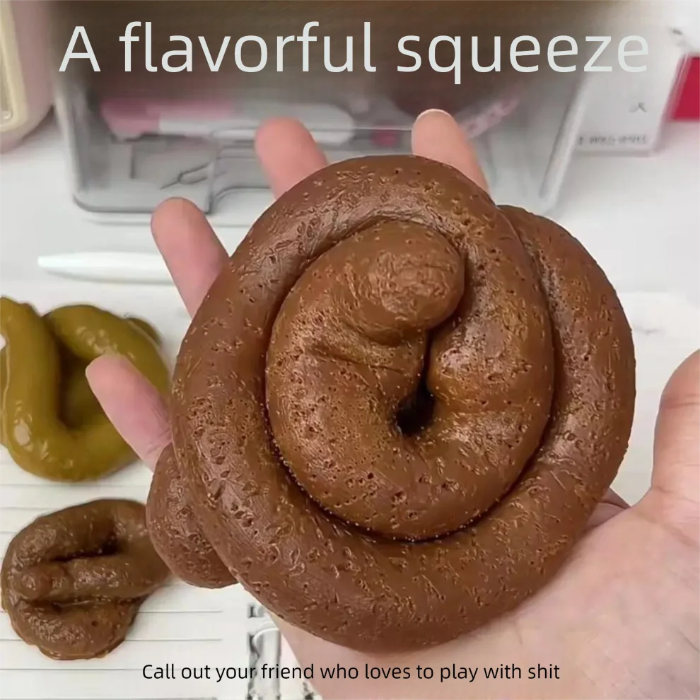 Mainan Squishy Kotoran Lucu -  - Fake Poop Gag Gift ulasan dan harga