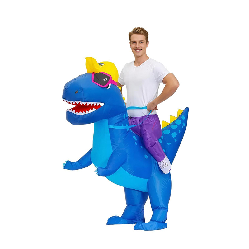 Kostum Tiup Kelinci Dinosaurus - Inflatable Dinosaur Costume Adult ulasan dan harga