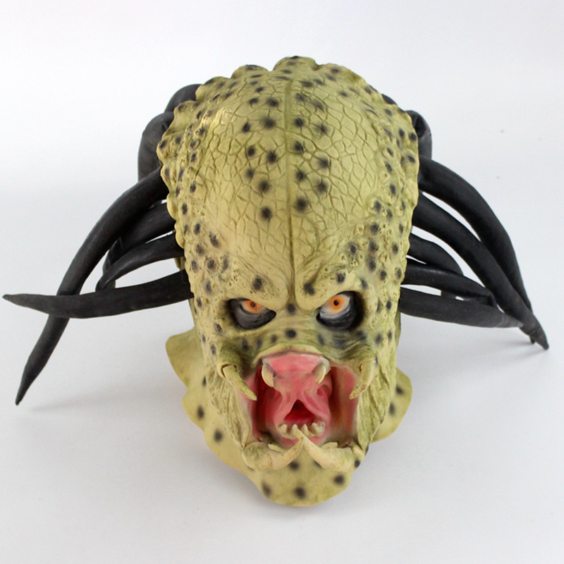 Topeng Kepala Predator Lateks  - Latex Alien Mask Realistic ulasan dan harga