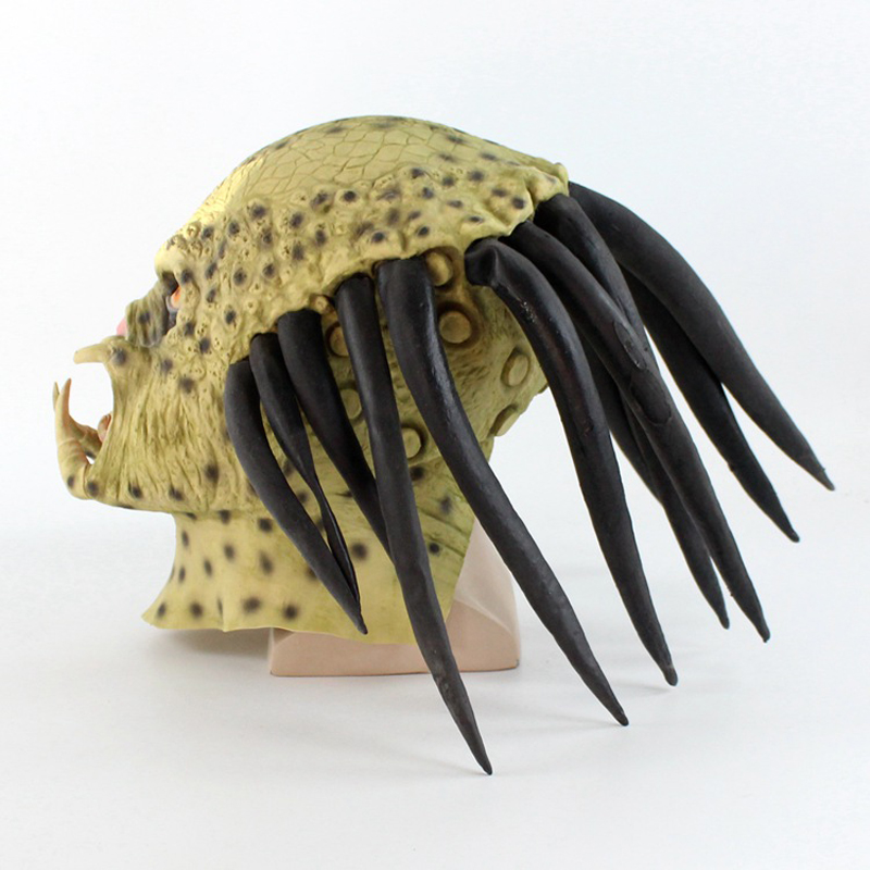 Topeng Kepala Predator Lateks  - Latex Alien Mask Realistic ulasan dan harga