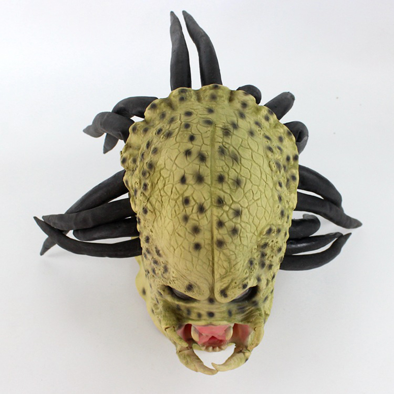 Topeng Kepala Predator Lateks  - Latex Alien Mask Realistic ulasan dan harga