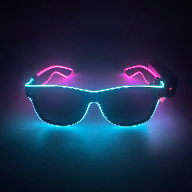 Kacamata LED Nirkabel Baru yan - Glow In The Dark Party Glasses ulasan dan harga