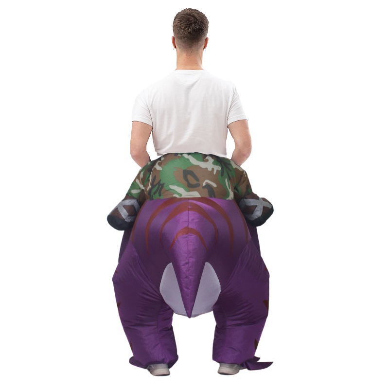 Kostum Dinosaurus Tiup Hallowe - Inflatable Dinosaur Costume Adult ulasan dan harga