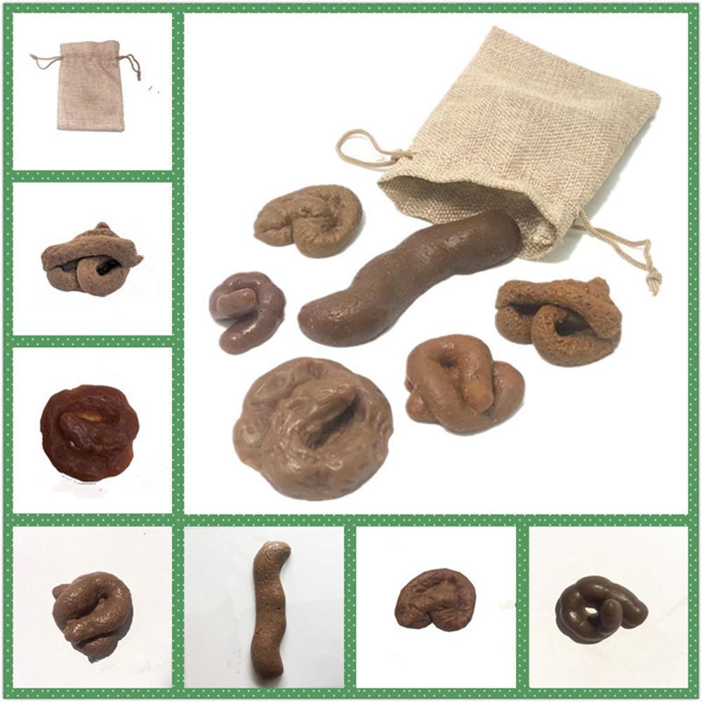 6Pcs Turd Tricky  Fool's Holid - Fake Poop Gag Gift ulasan dan harga