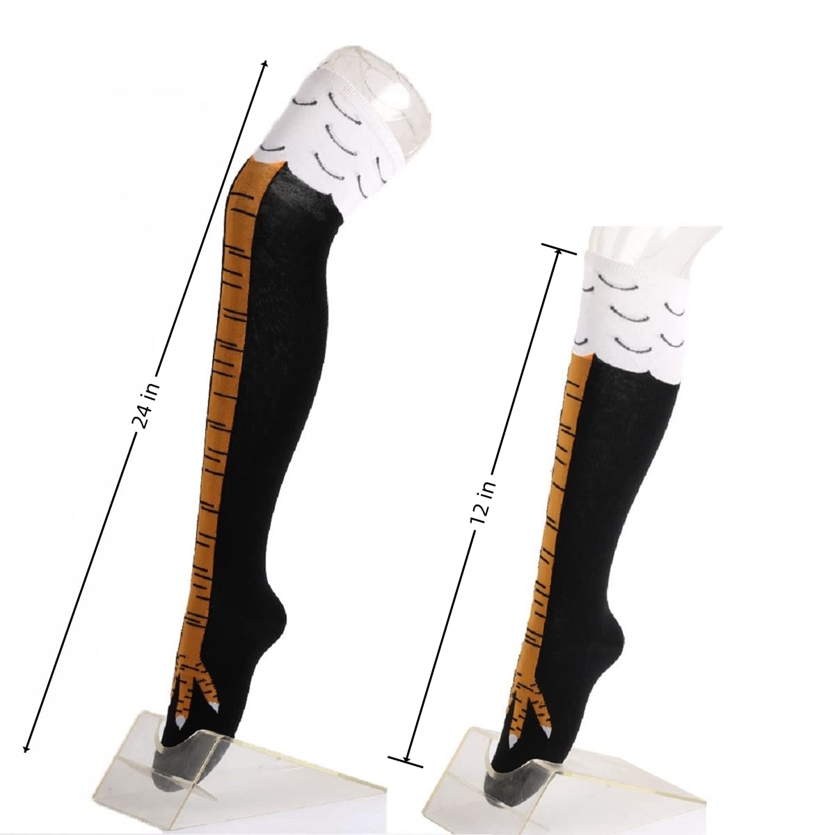 Kaus kaki wanita trendi motif  - Funny Chicken Leg Socks ulasan dan harga