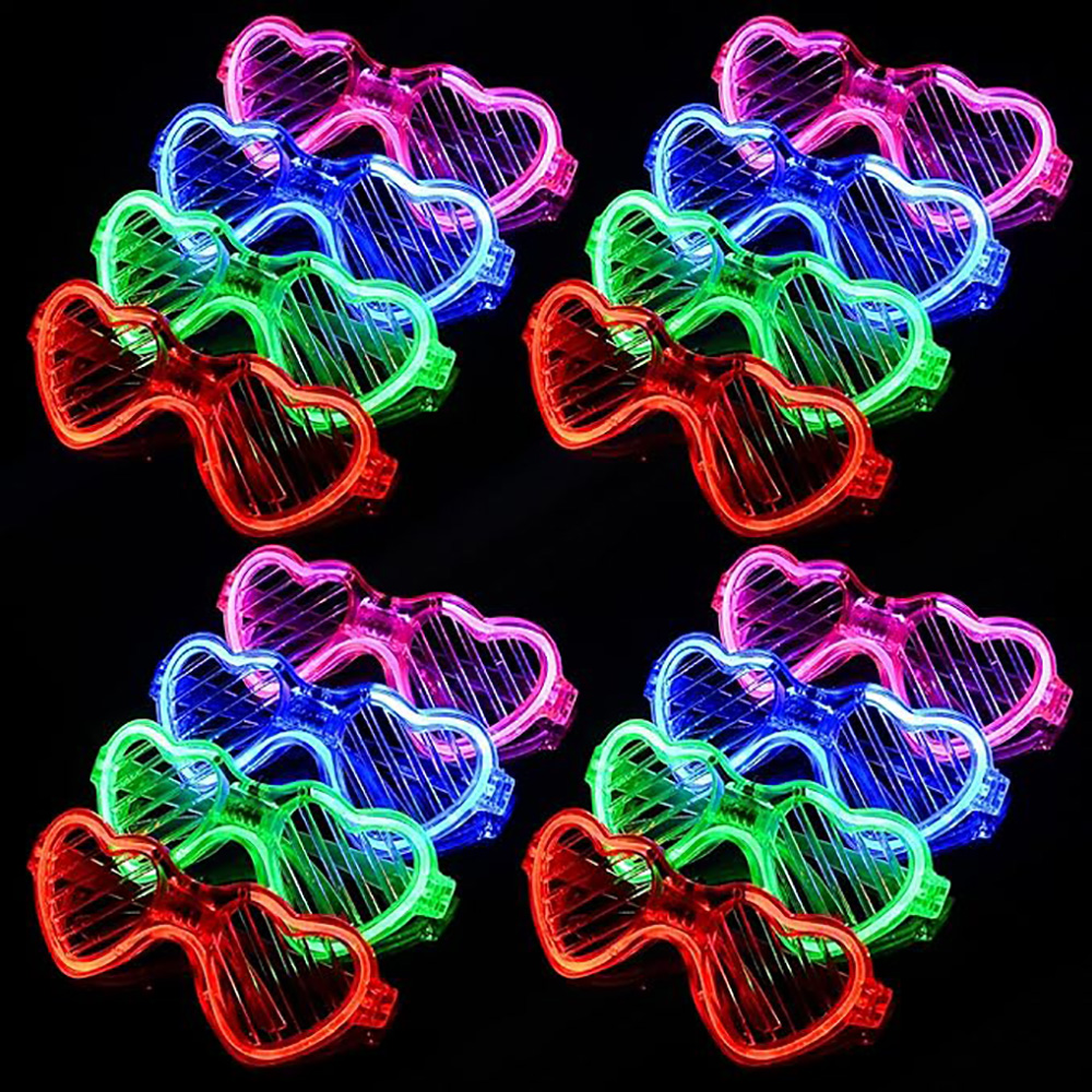 5/10/20/30/50 Kacamata Menyala - Glow In The Dark Party Glasses ulasan dan harga