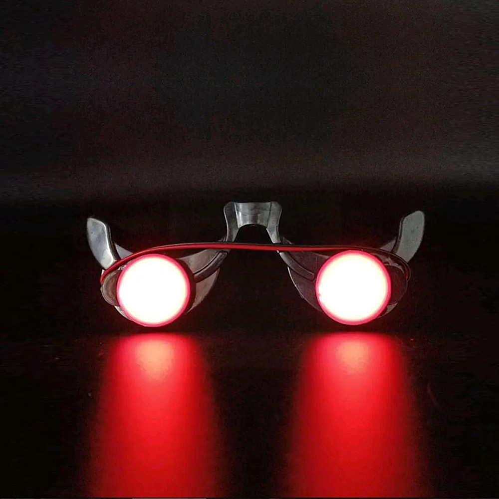 Kacamata merah horor Halloween - Glow In The Dark Party Glasses ulasan dan harga