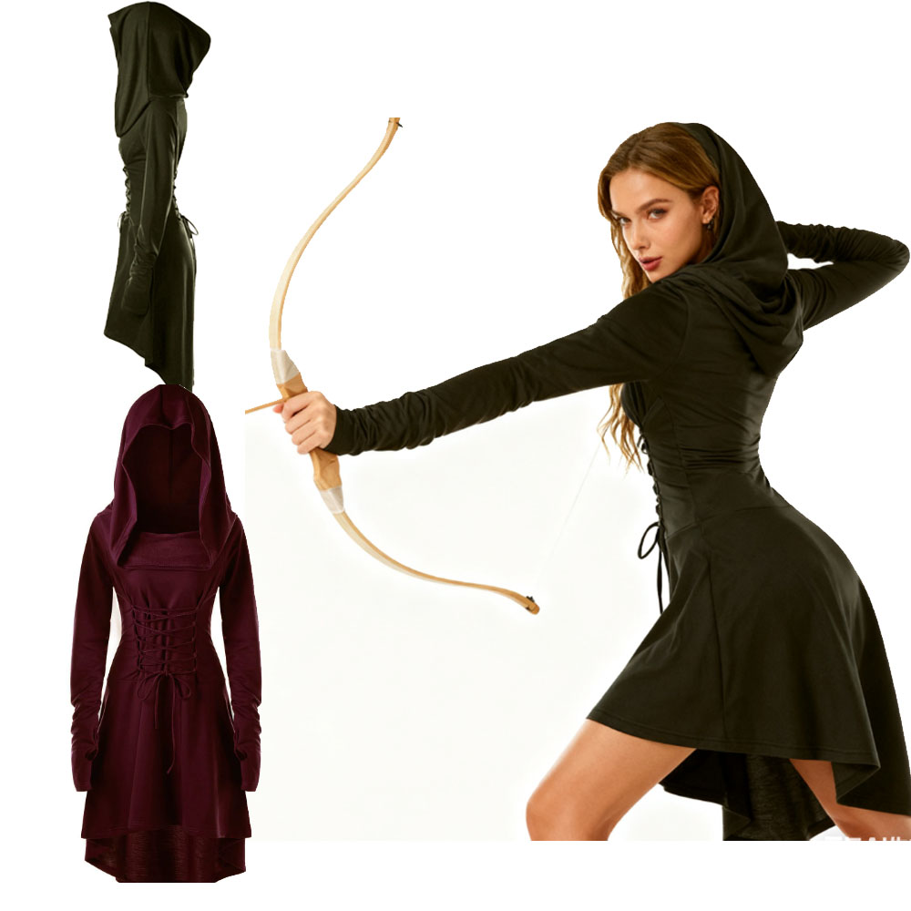 Kostum Penembak Wanita Abad Pe - Medieval Renaissance Dress Women ulasan dan harga