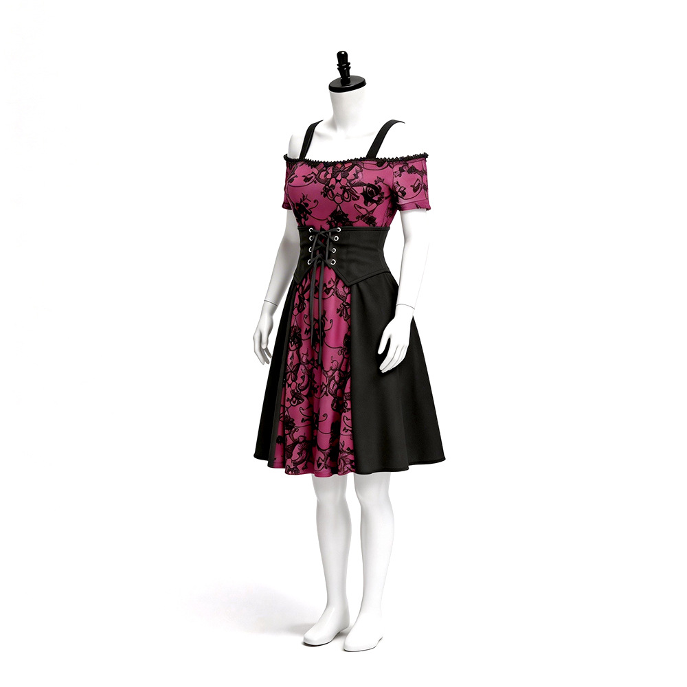 Gaun Tank Wanita Bergaya Gothi - Medieval Renaissance Dress Women ulasan dan harga