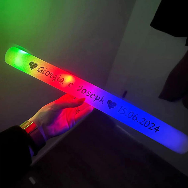 30 Tongkat Busa LED Bercahaya, - Flashing Led Foam Sticks Party ulasan dan harga
