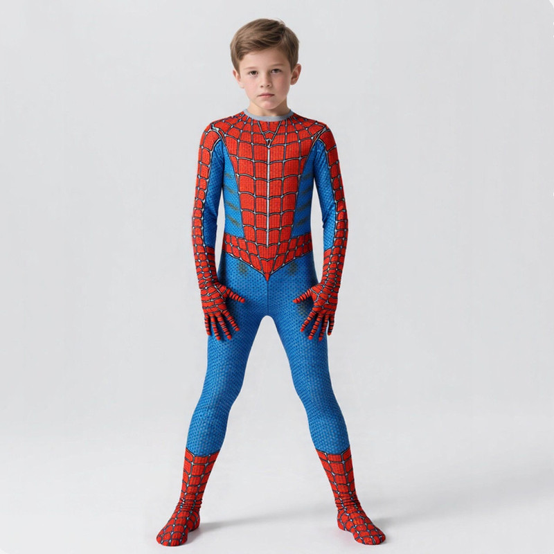 Kostum Superhero anak-anak uni - Spiderman Jumpsuit Kids ulasan dan harga
