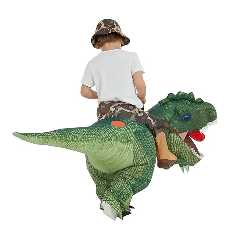 Kostum Tyrannosaurus Rex yang  - Inflatable Dinosaur Costume Adult ulasan dan harga