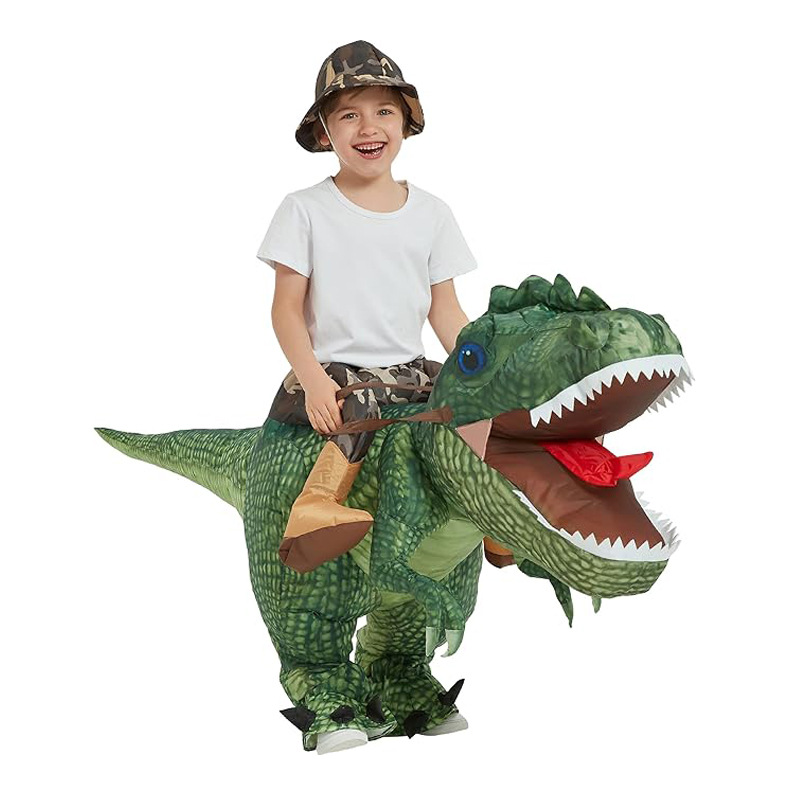 Kostum Tyrannosaurus Rex yang  - Inflatable Dinosaur Costume Adult ulasan dan harga