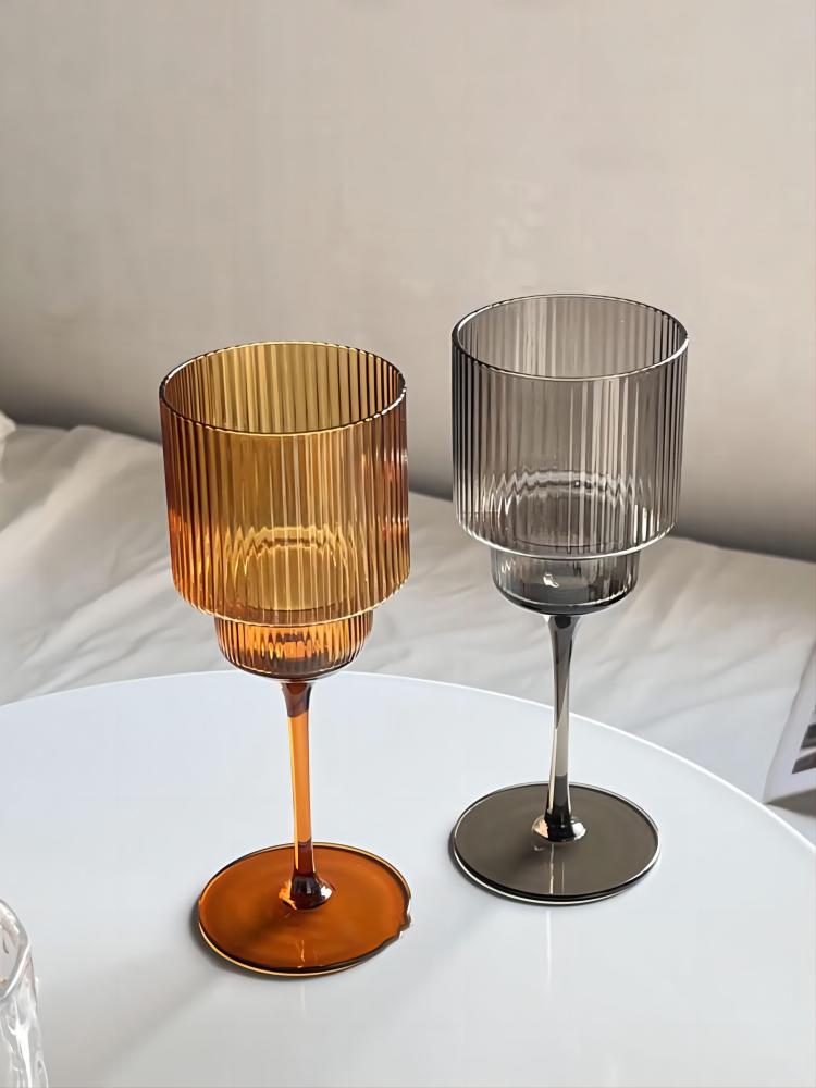 350Ml Warna Nordic Garis Piala - Glow In The Dark Party Glasses ulasan dan harga